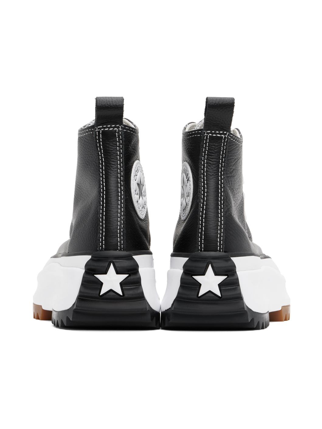 Black Run Star Hike High Top Sneakers - 2