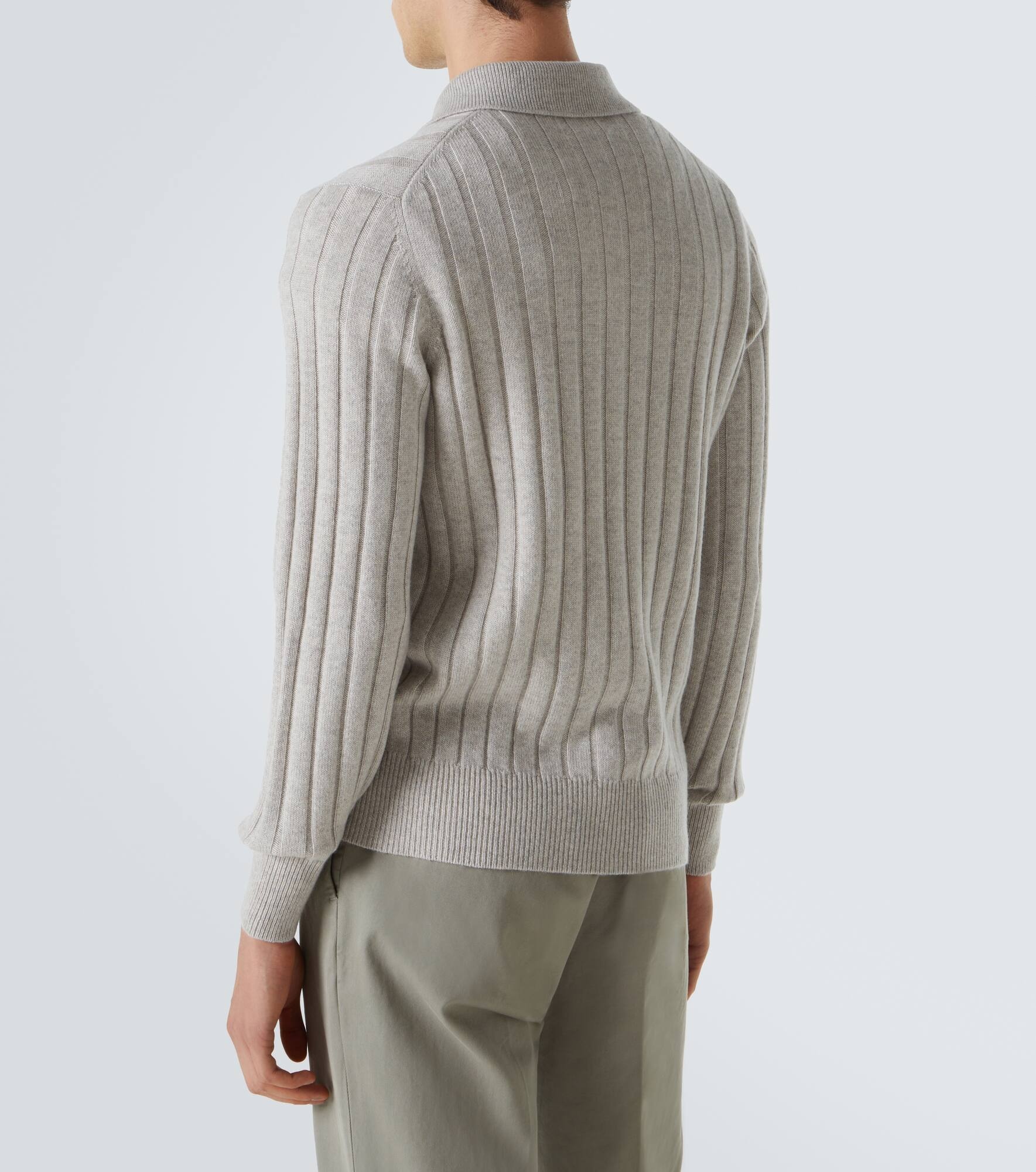 Cashmere polo sweater - 4