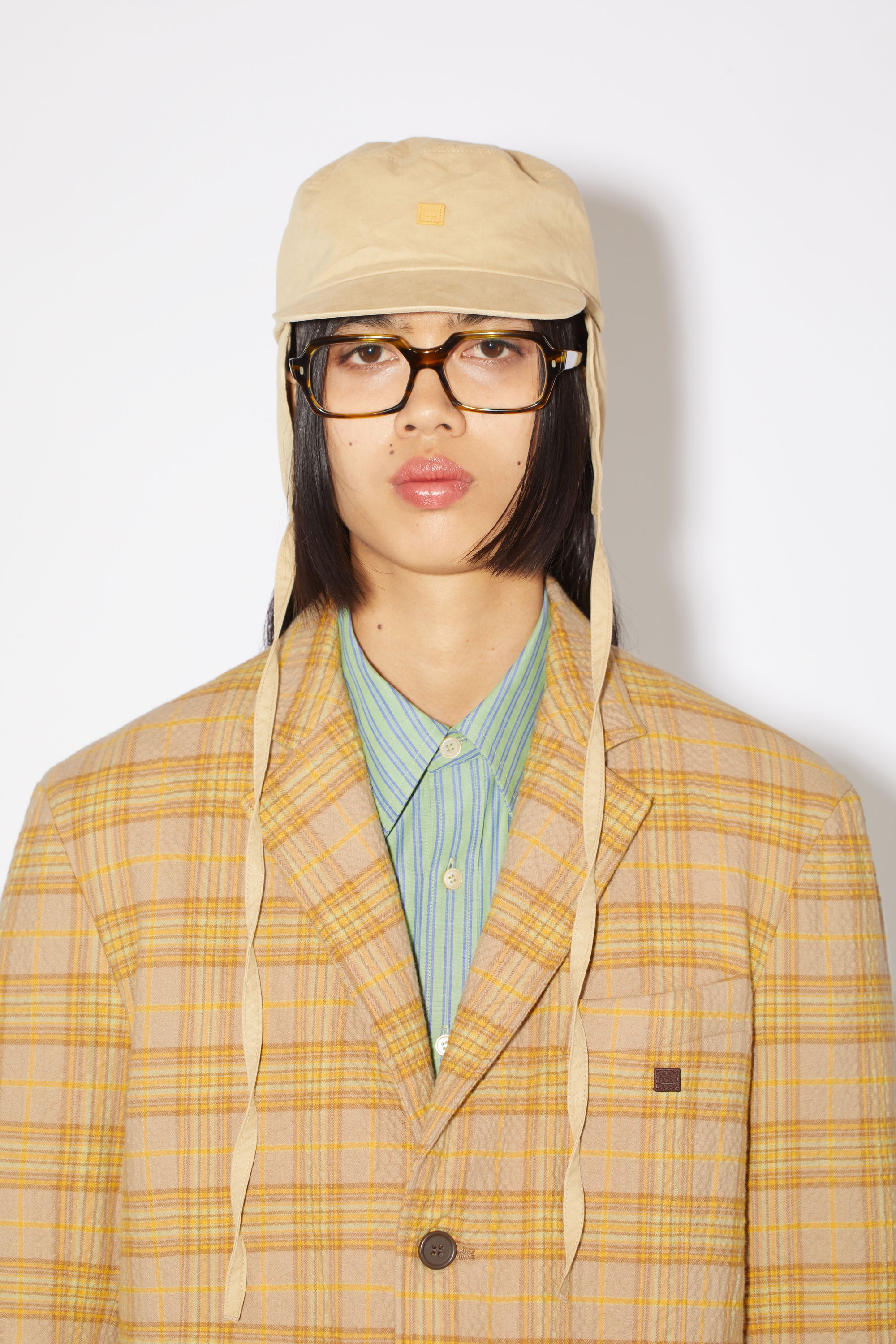 Check blazer - Brown/orange - 6
