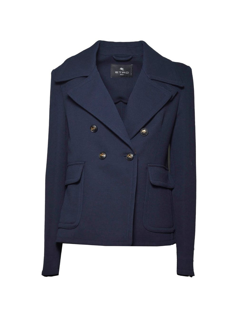 double-breasted notched-lapel jacket 1