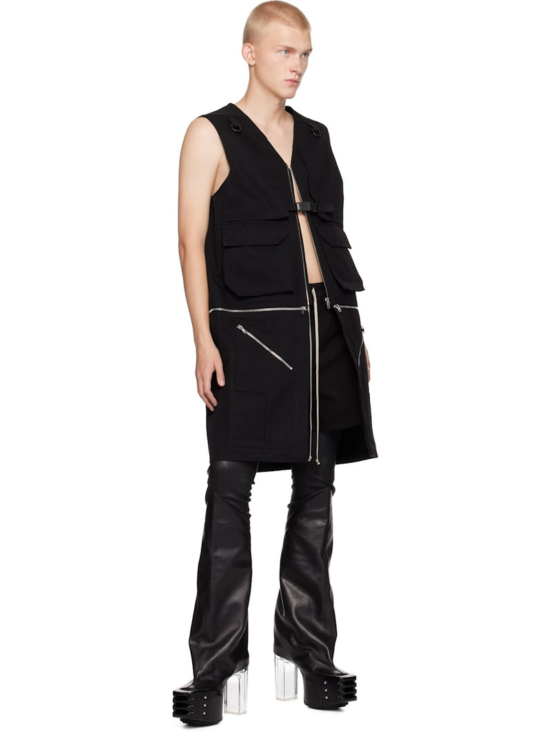 Rick Owens Black Porterville Utility Vest outlook