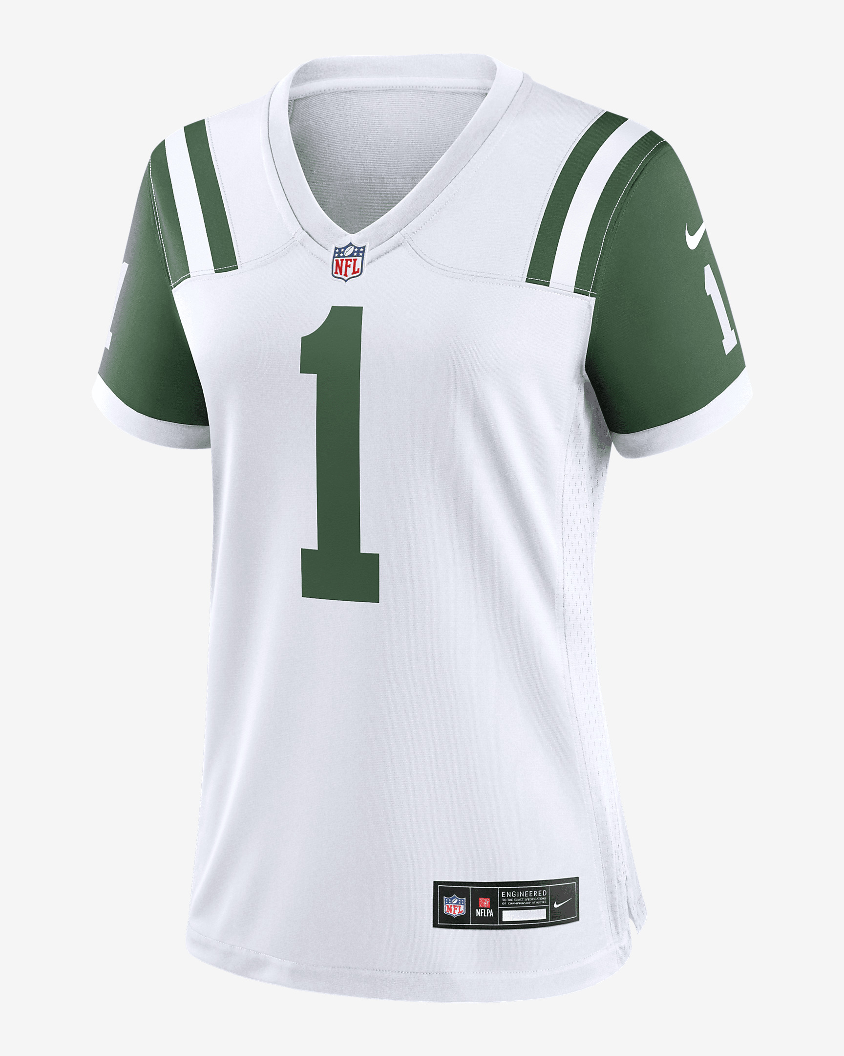 Sauce Gardner New York Jets Women's Nike NFL Game Football Jersey - 1