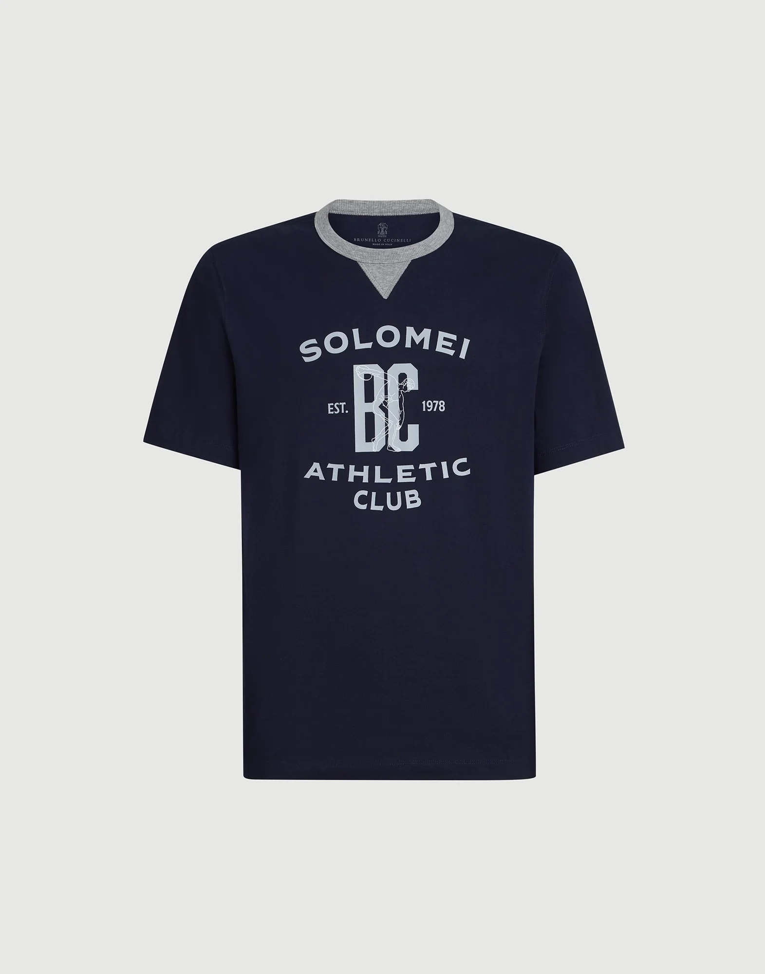 Cotton jersey T-shirt with print - 1
