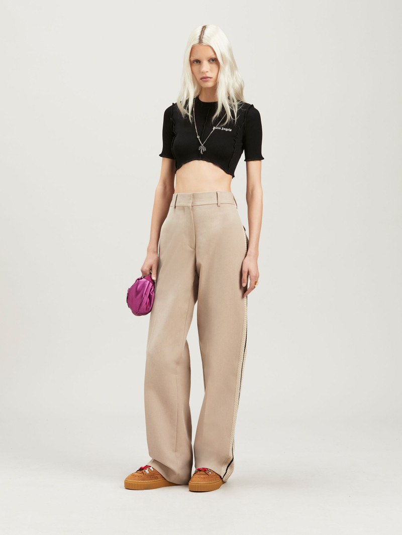 Palm Angels Classic Logo Crop Top outlook