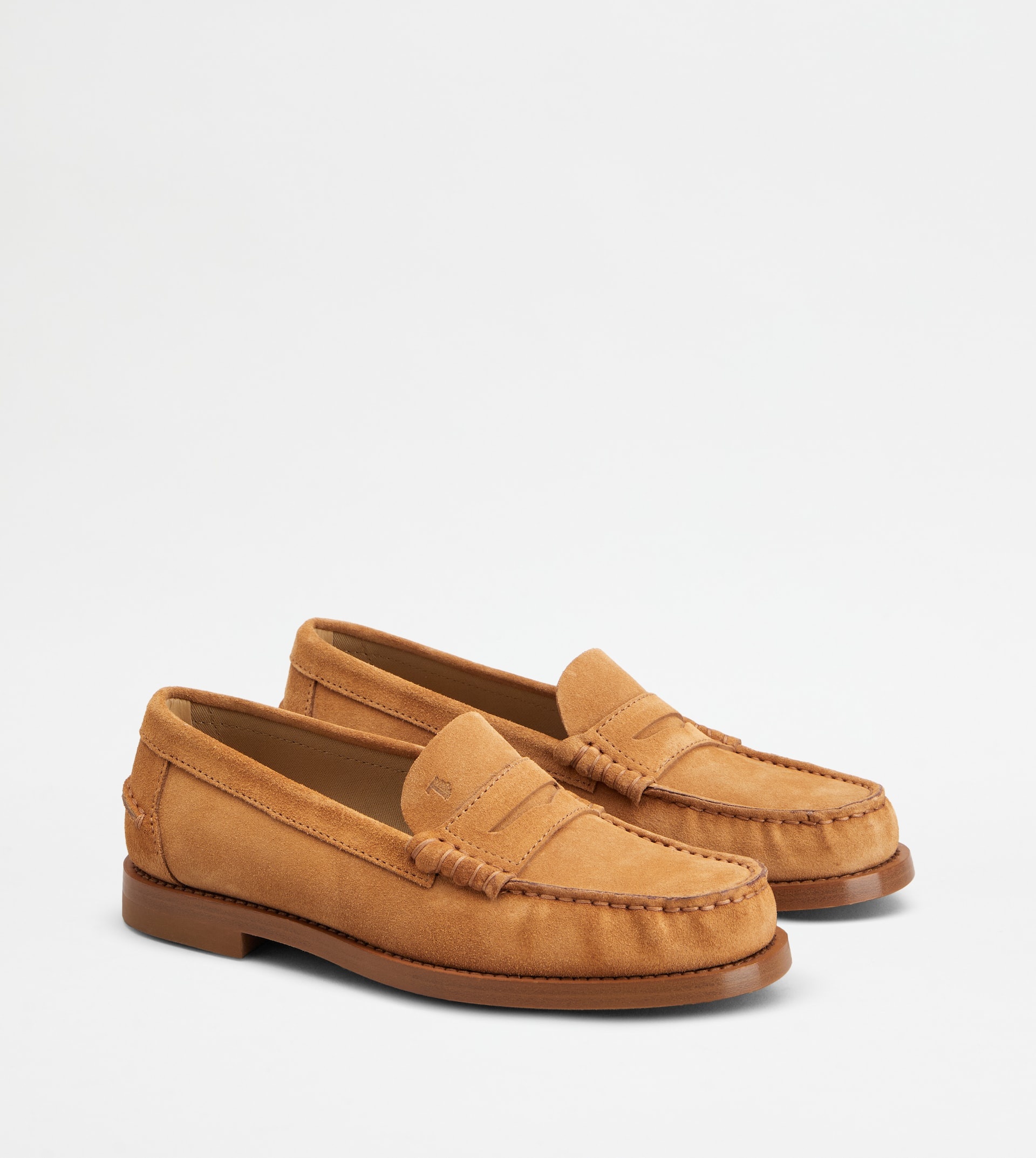 LOAFERS IN SUEDE - BROWN - 2