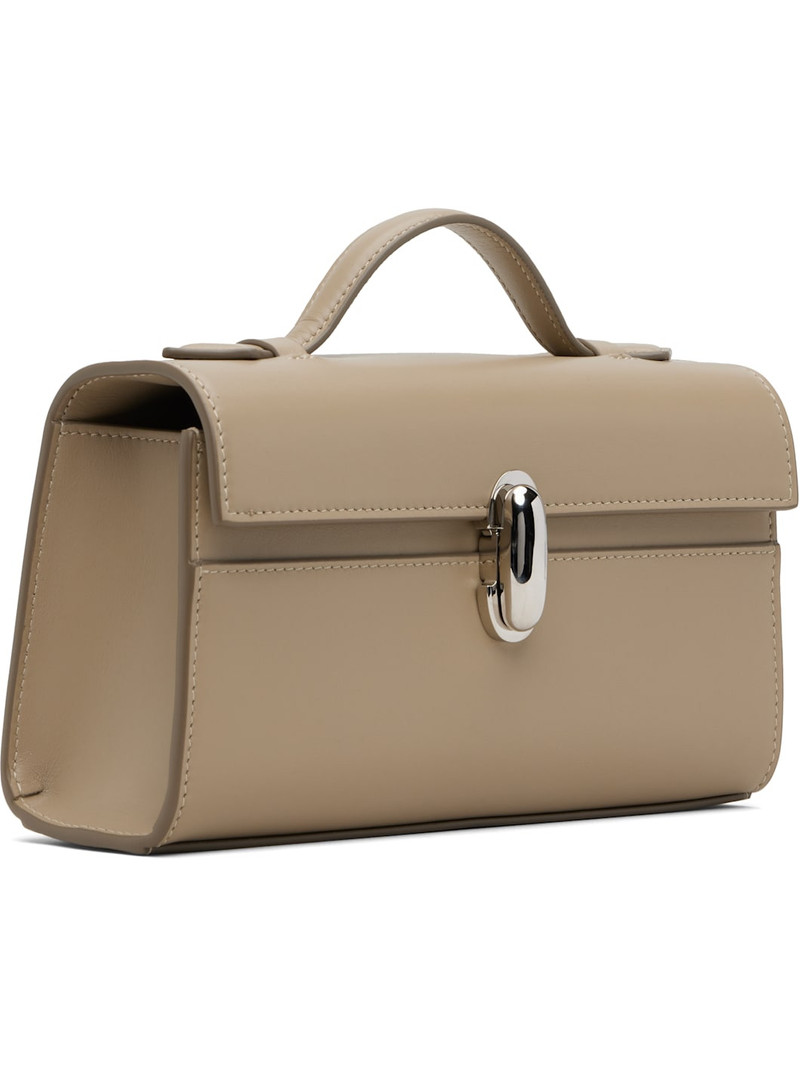 SAVETTE Taupe Symmetry Pochette Bag outlook