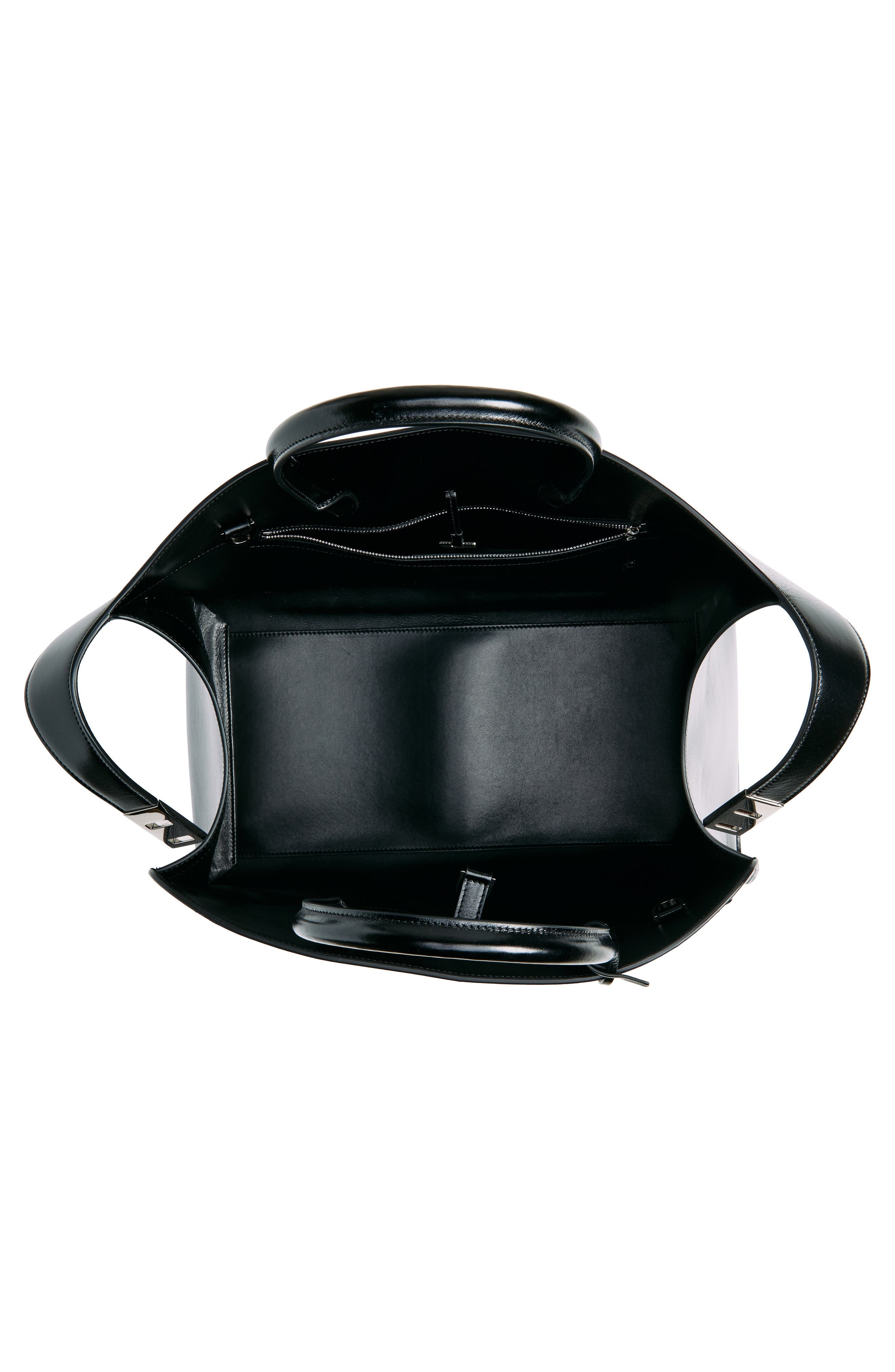 FERRAGAMO Medium Hug Zip Pocket Satchel Bag in Nero at Nordstrom - 4