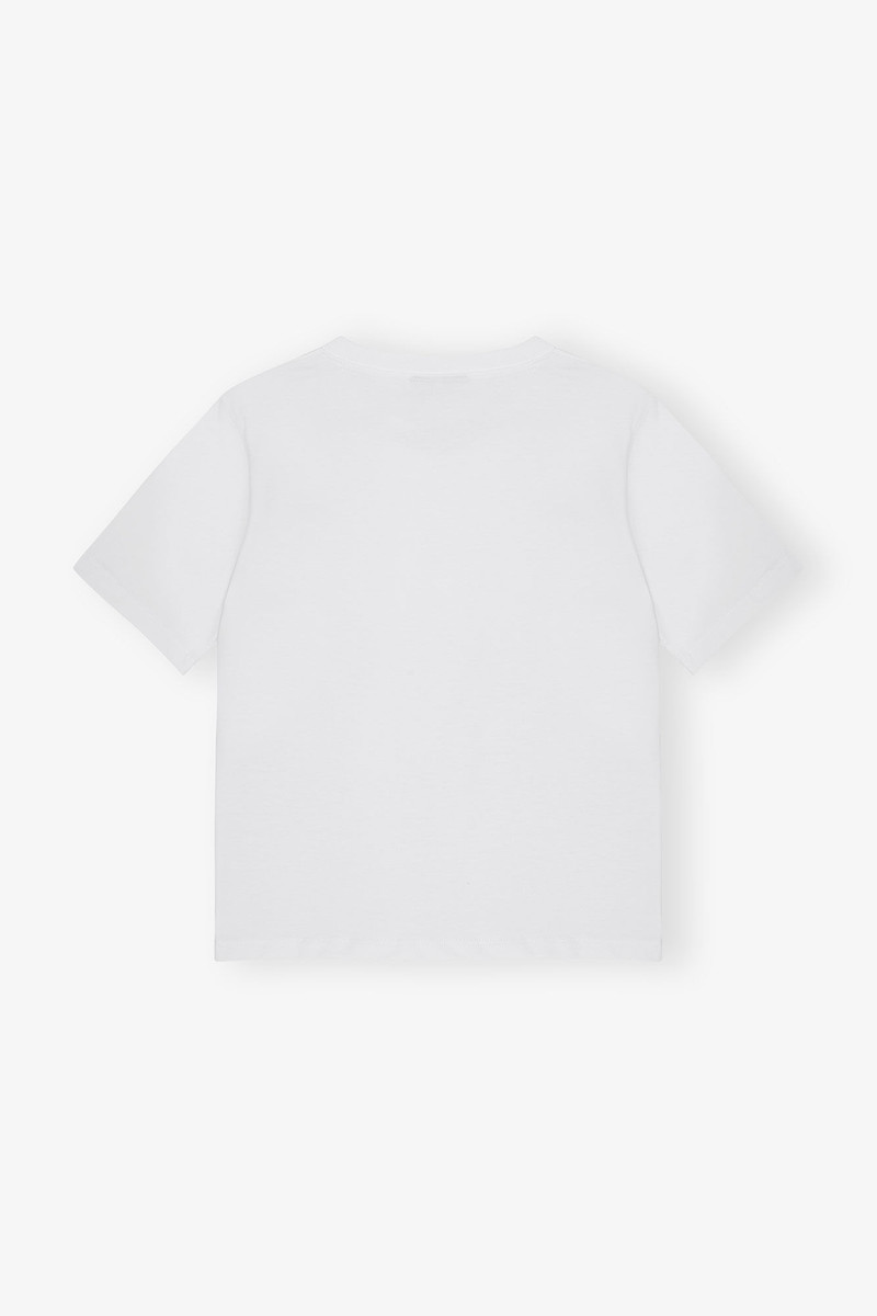 WHITE HEAVY COTTON HEART T-SHIRT 6