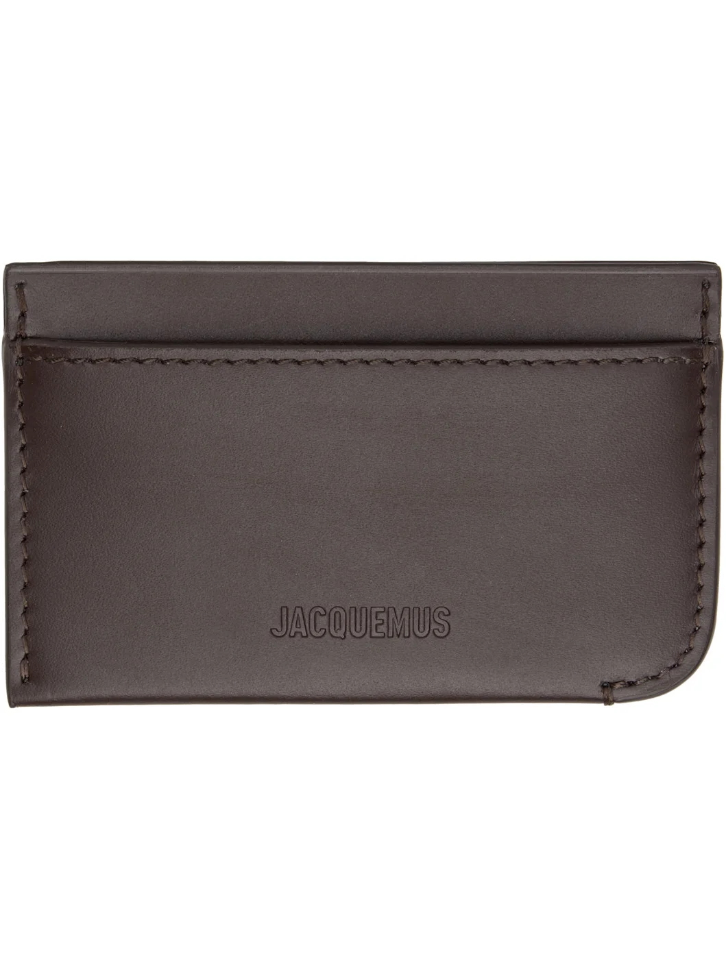 Brown 'Le Porte Curvo' Card Holder - 1