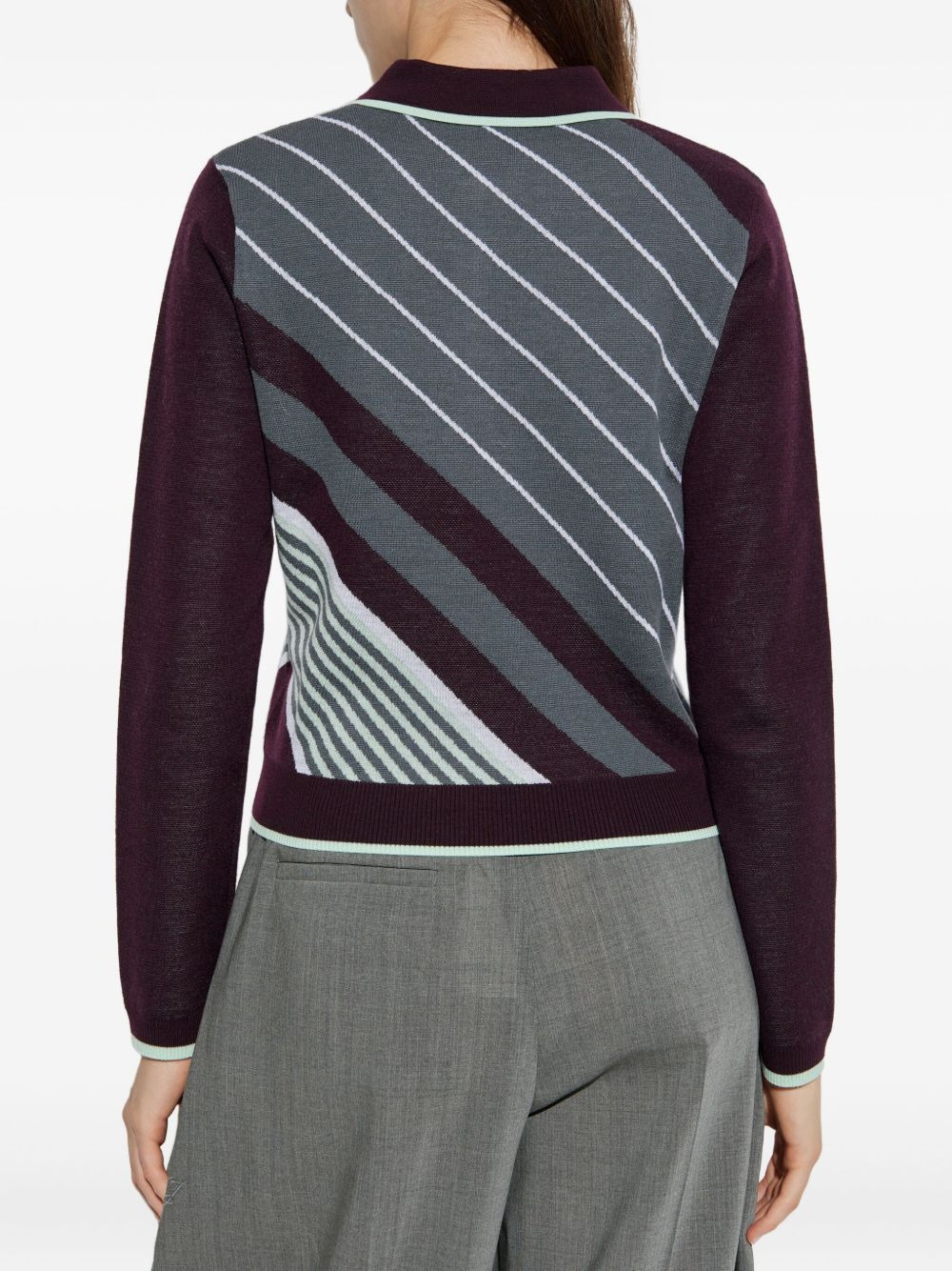 striped polo shirt - 4