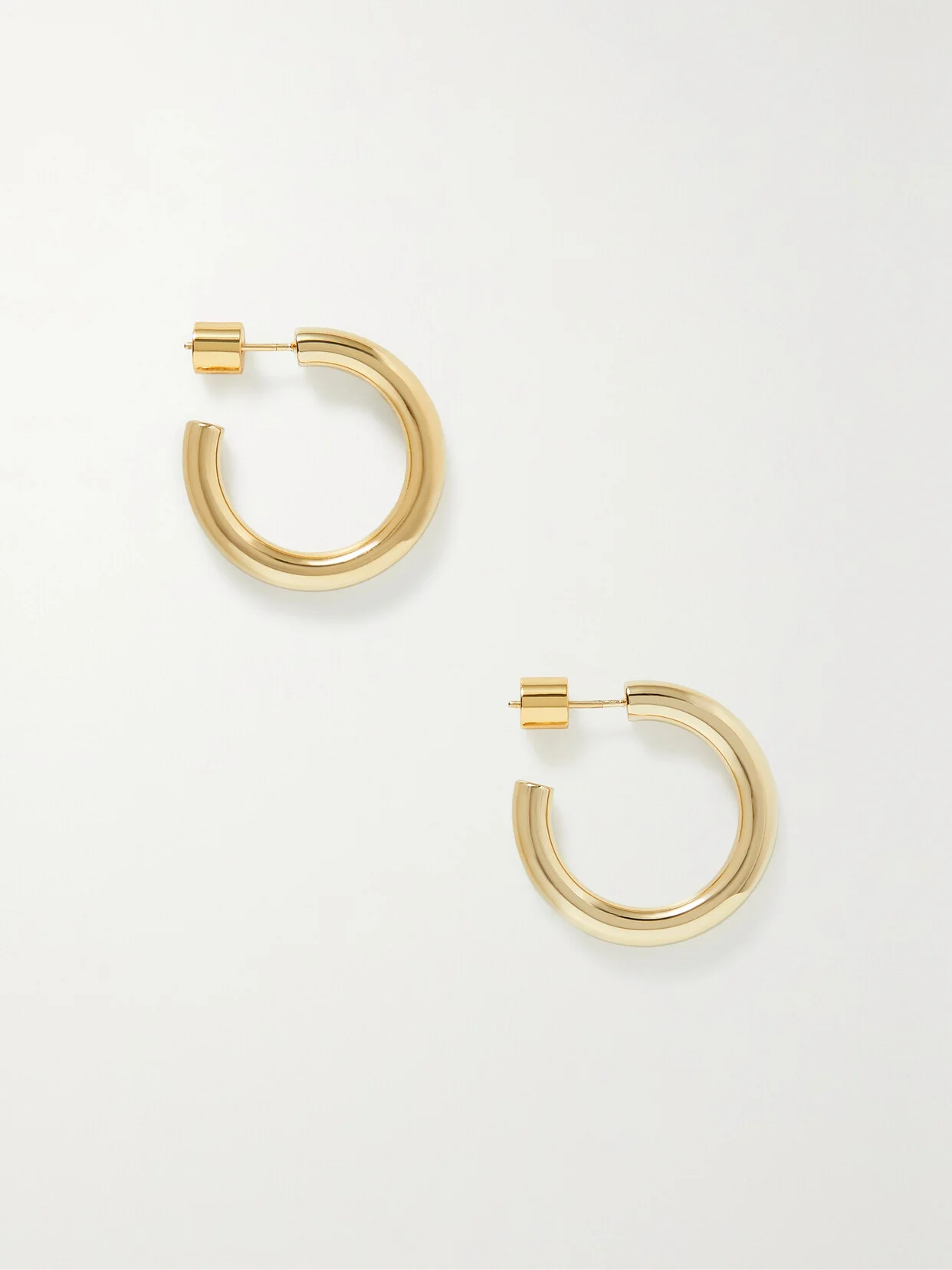 Lilly Huggies Gold-plated Hoop Earrings - 1