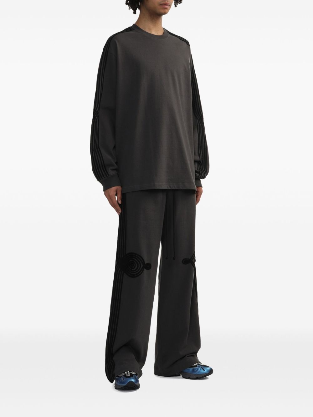 cotton track pants - 2