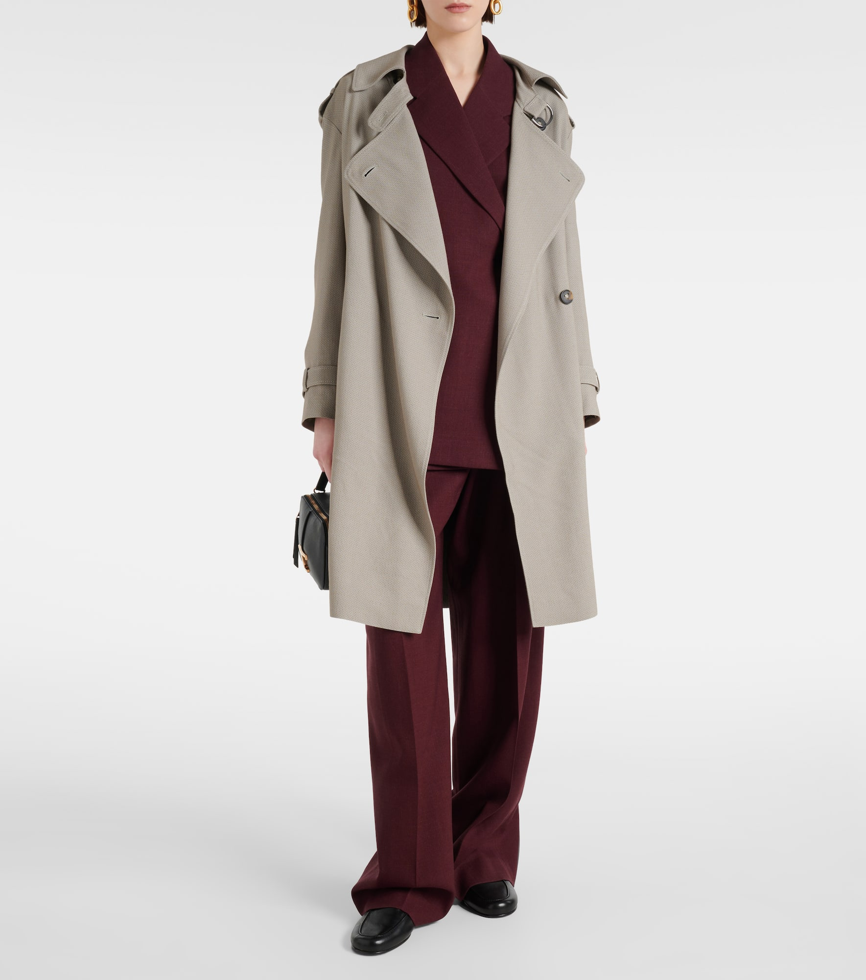 Belted trench coat - 2