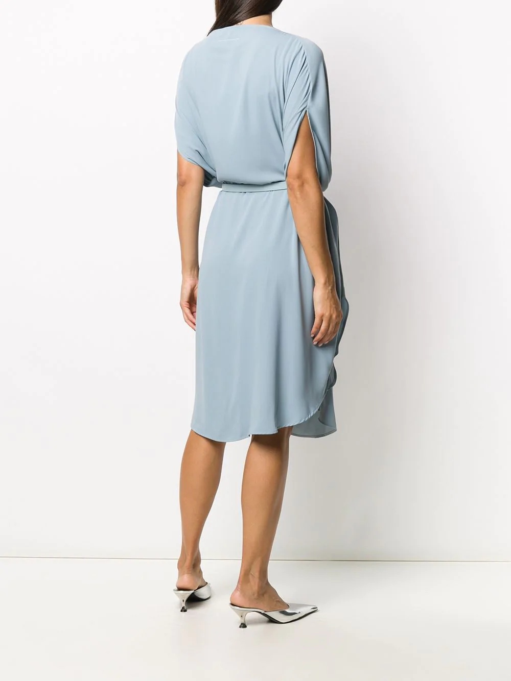 belted midi dress - 4