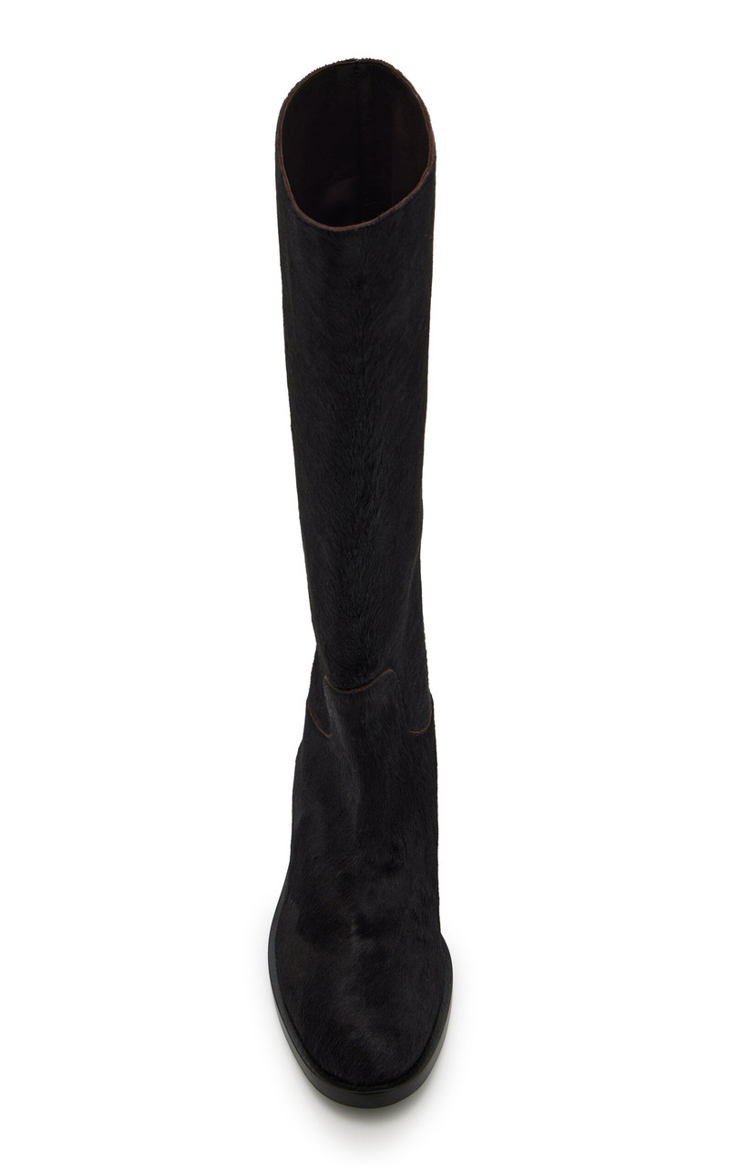 CO Calf Hair Riding Boot brown outlook