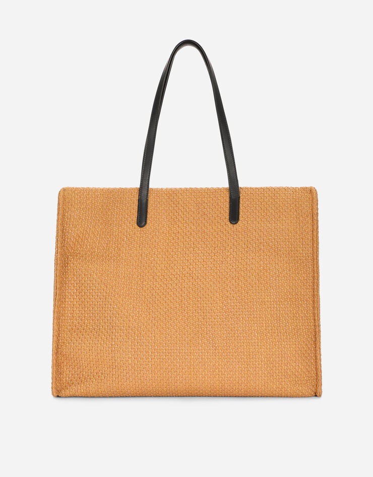 Branded raffia shopper - 4
