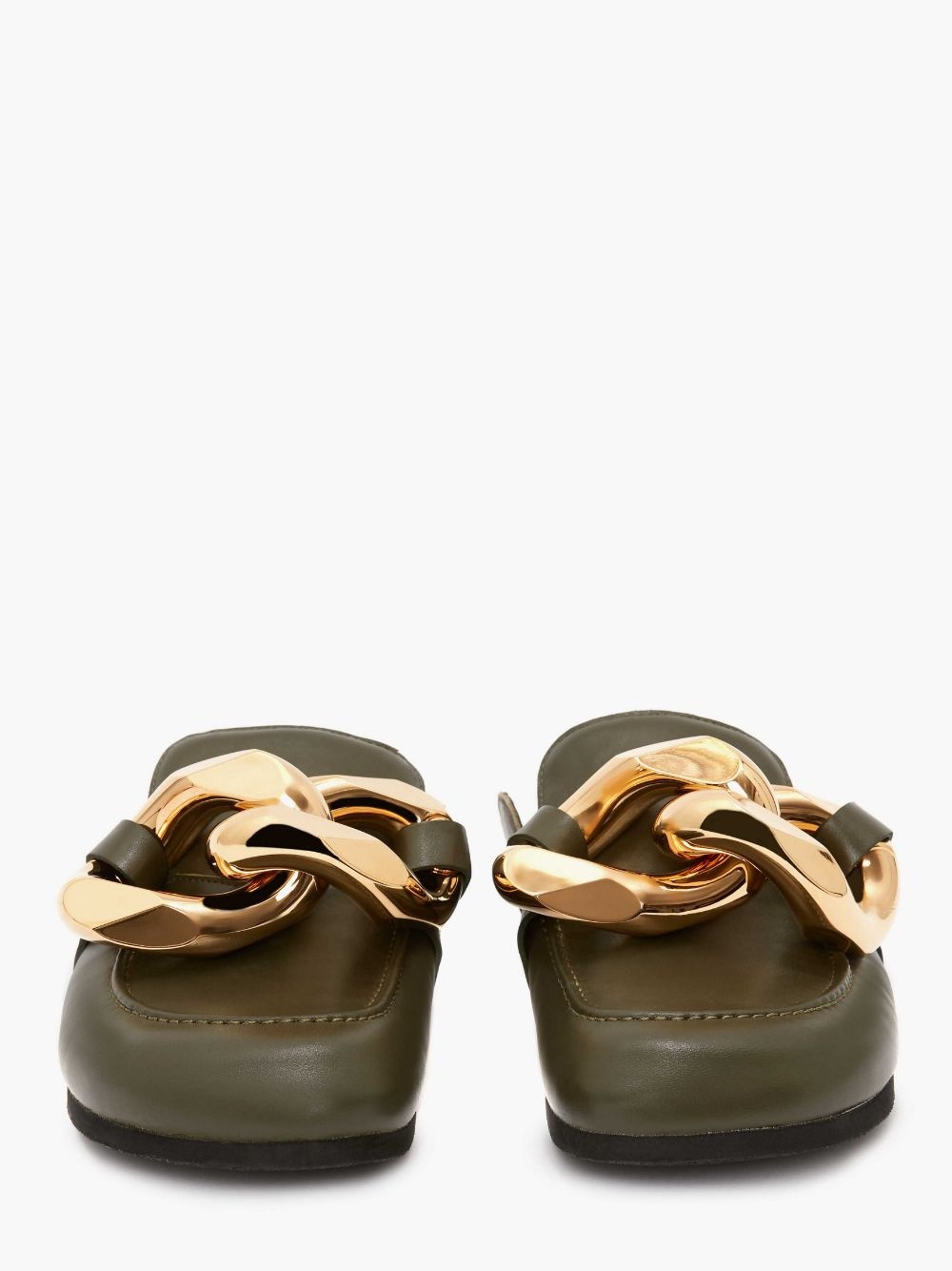 MEN’S CHAIN LOAFER MULES - 4