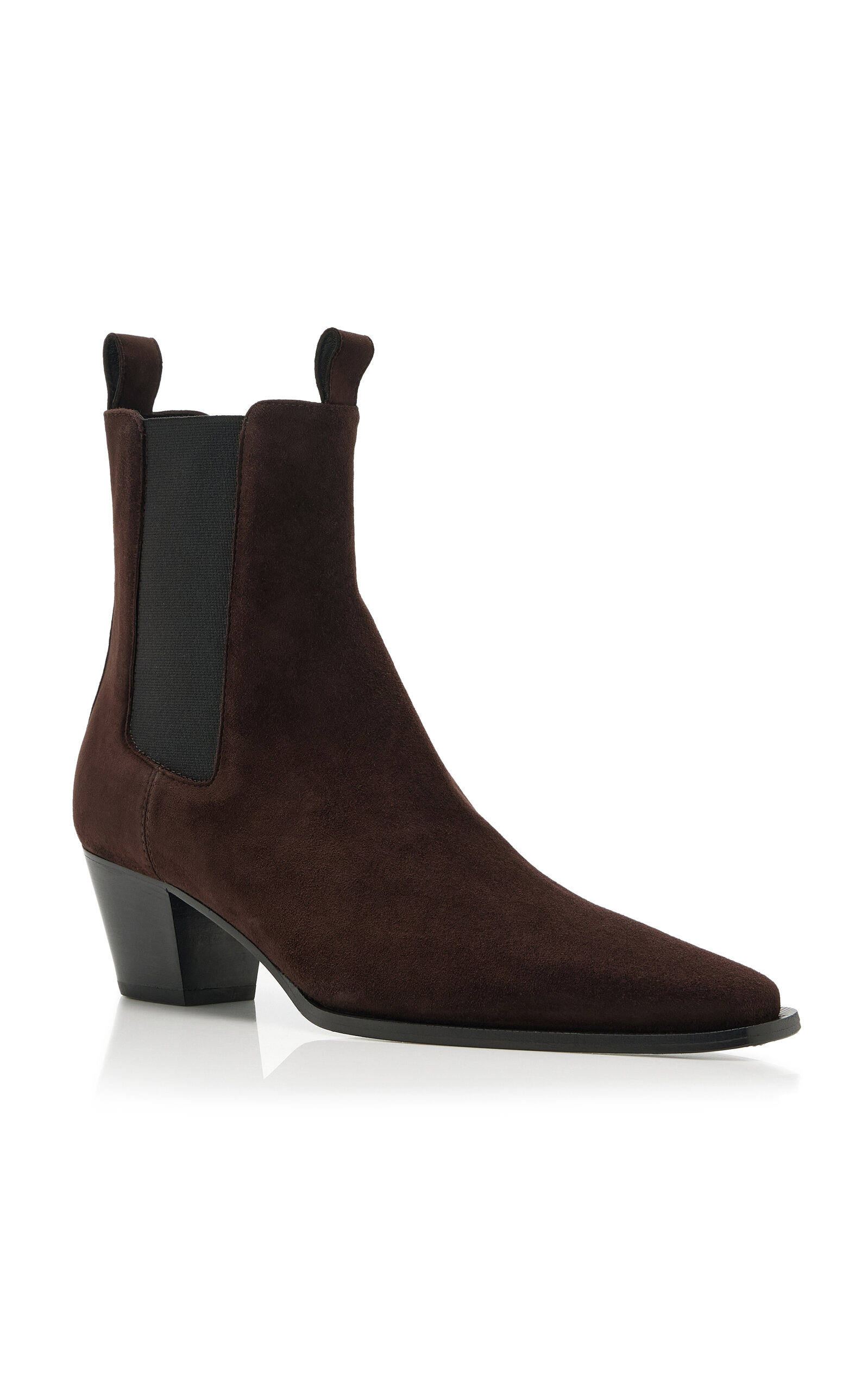 City Suede Boots brown - 4