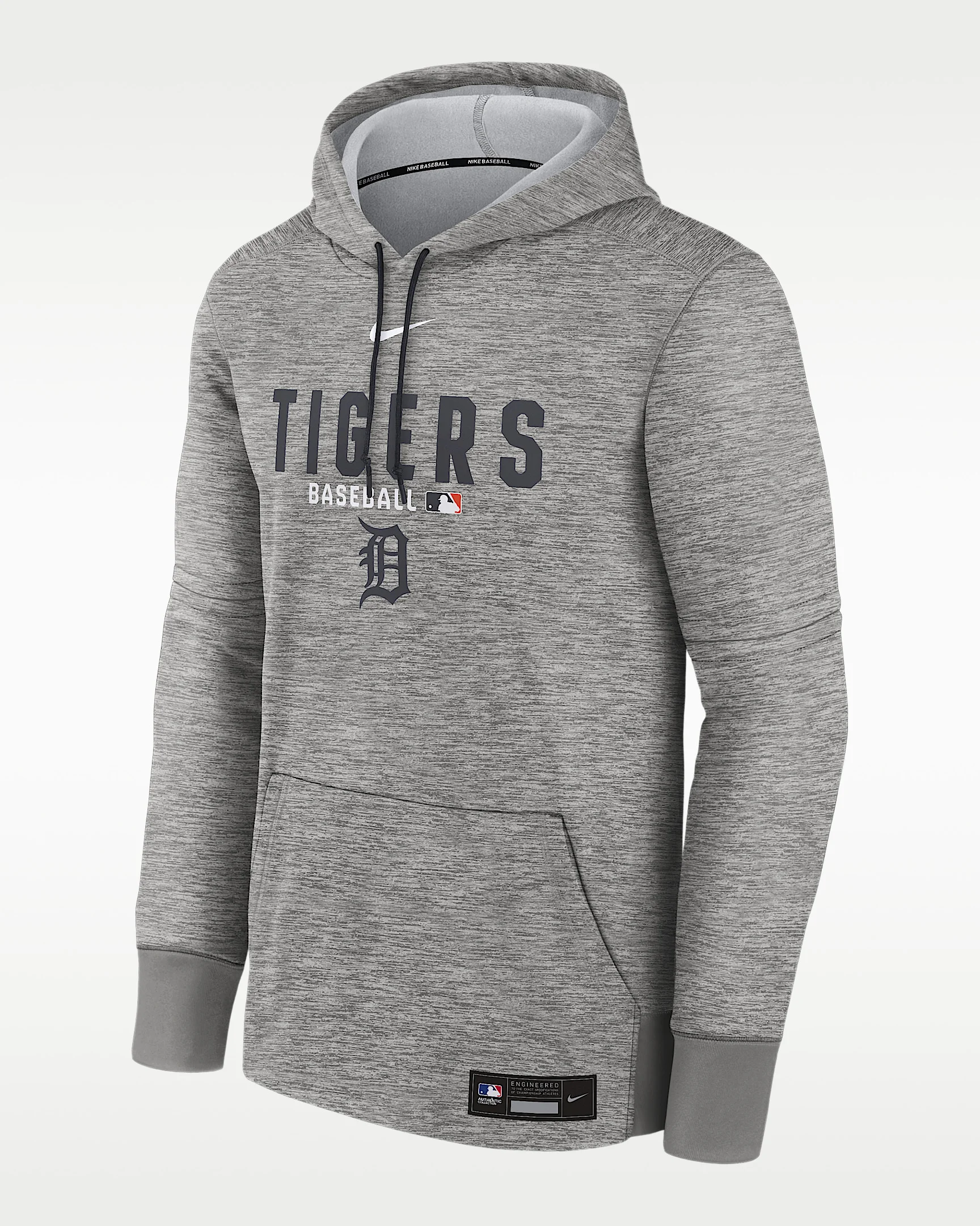Detroit Tigers Authentic Collection Men's Nike Therma MLB Pullover Hoodie - 1