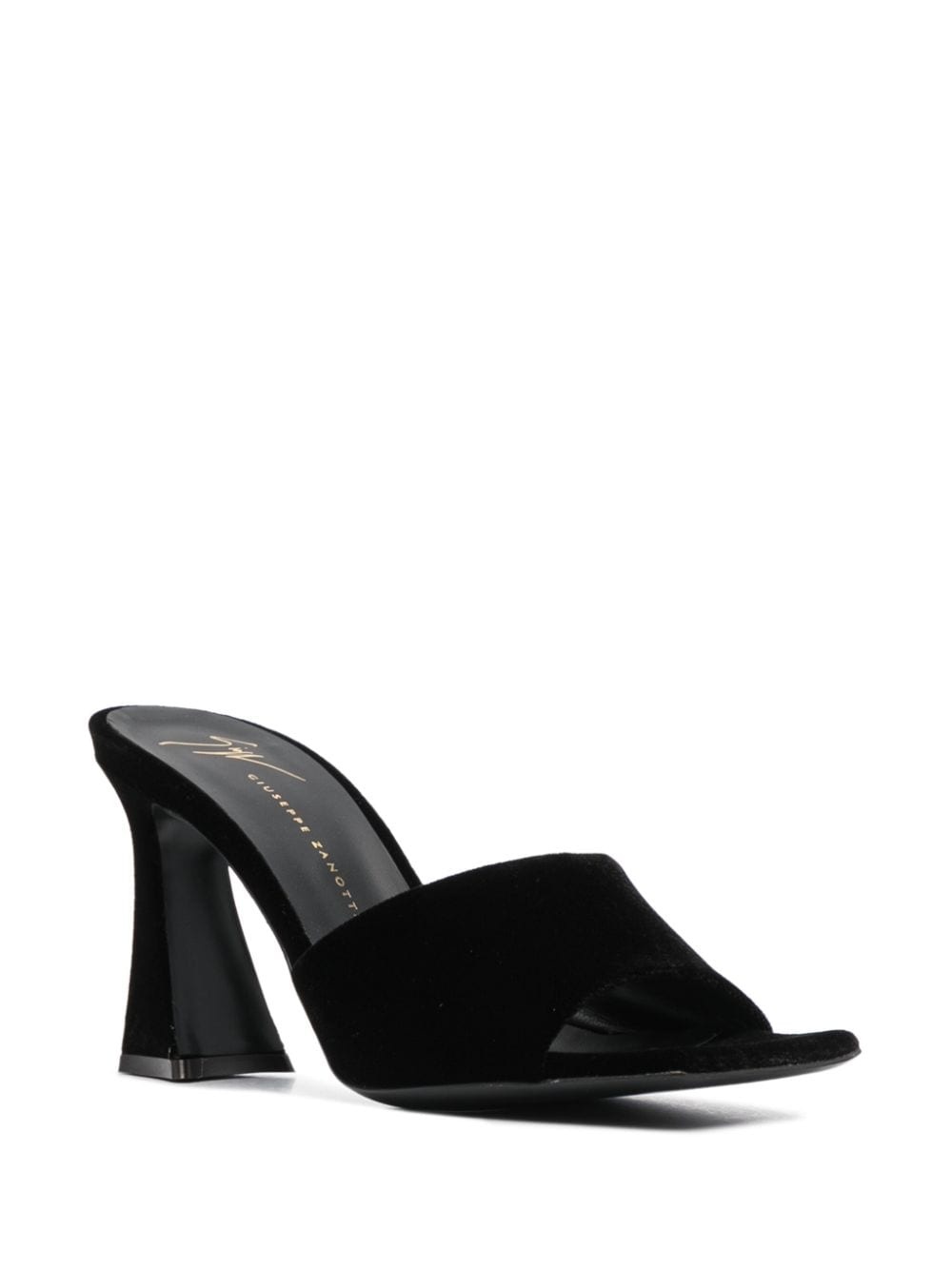 Solhene 90mm velvet-effect sandals - 2