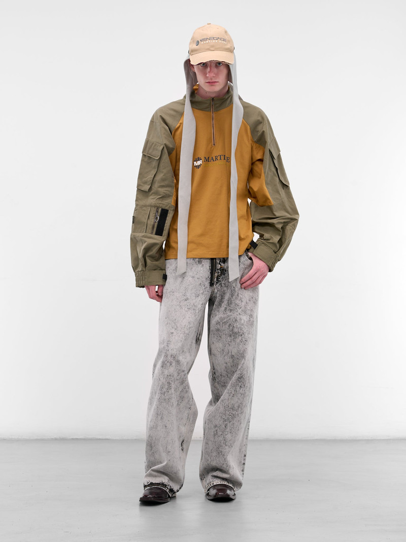 Martine Rose Two-Tone Shrunken Utility Jacket outlook