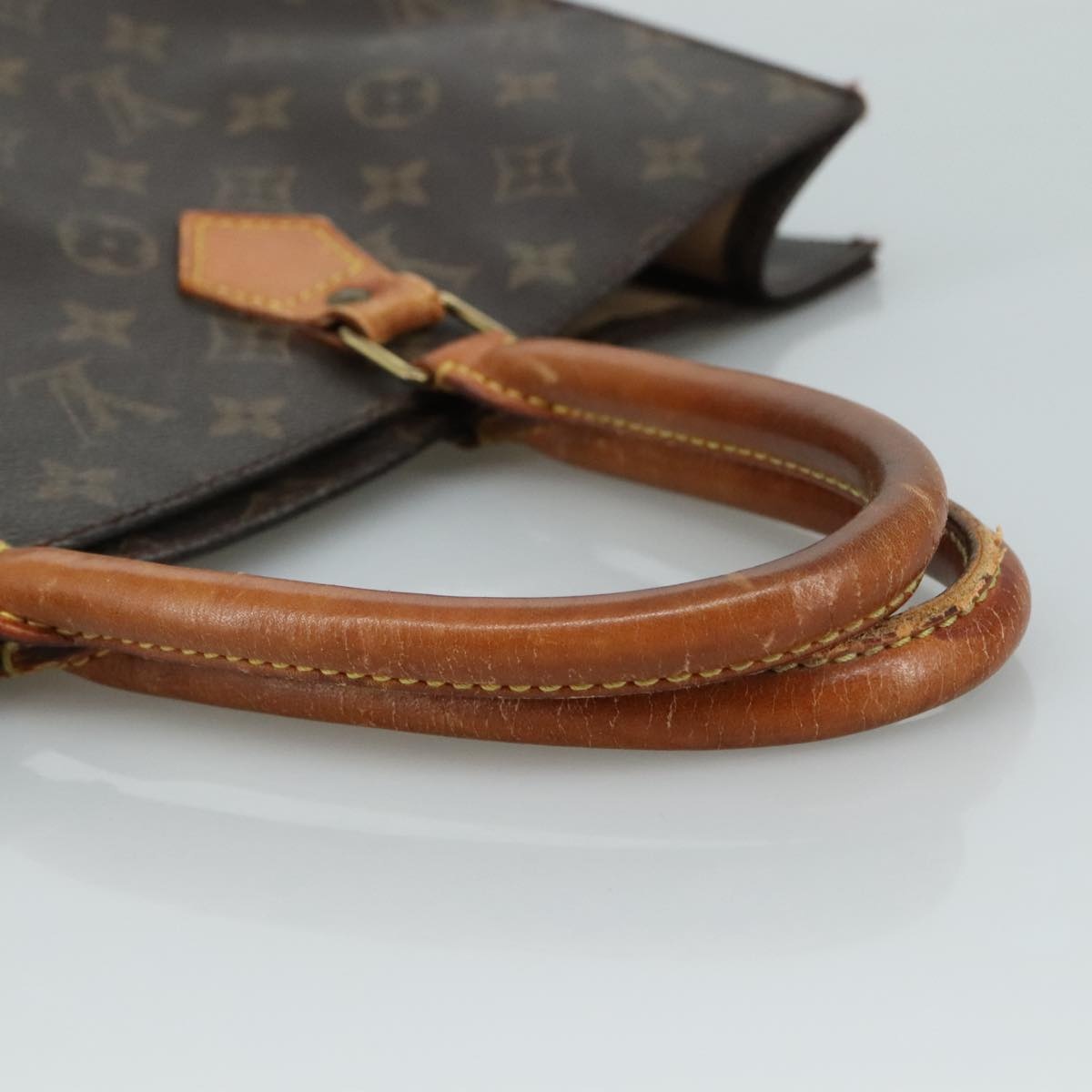 LOUIS VUITTON Monogram Sac Plat Hand Bag M51140 - 7