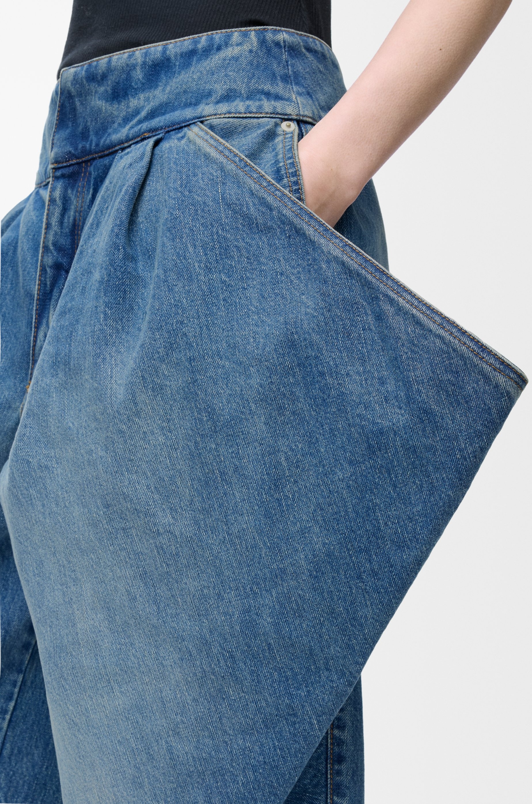 Trousers in denim - 5