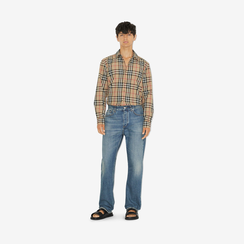 Burberry Check Cotton Poplin Shirt outlook