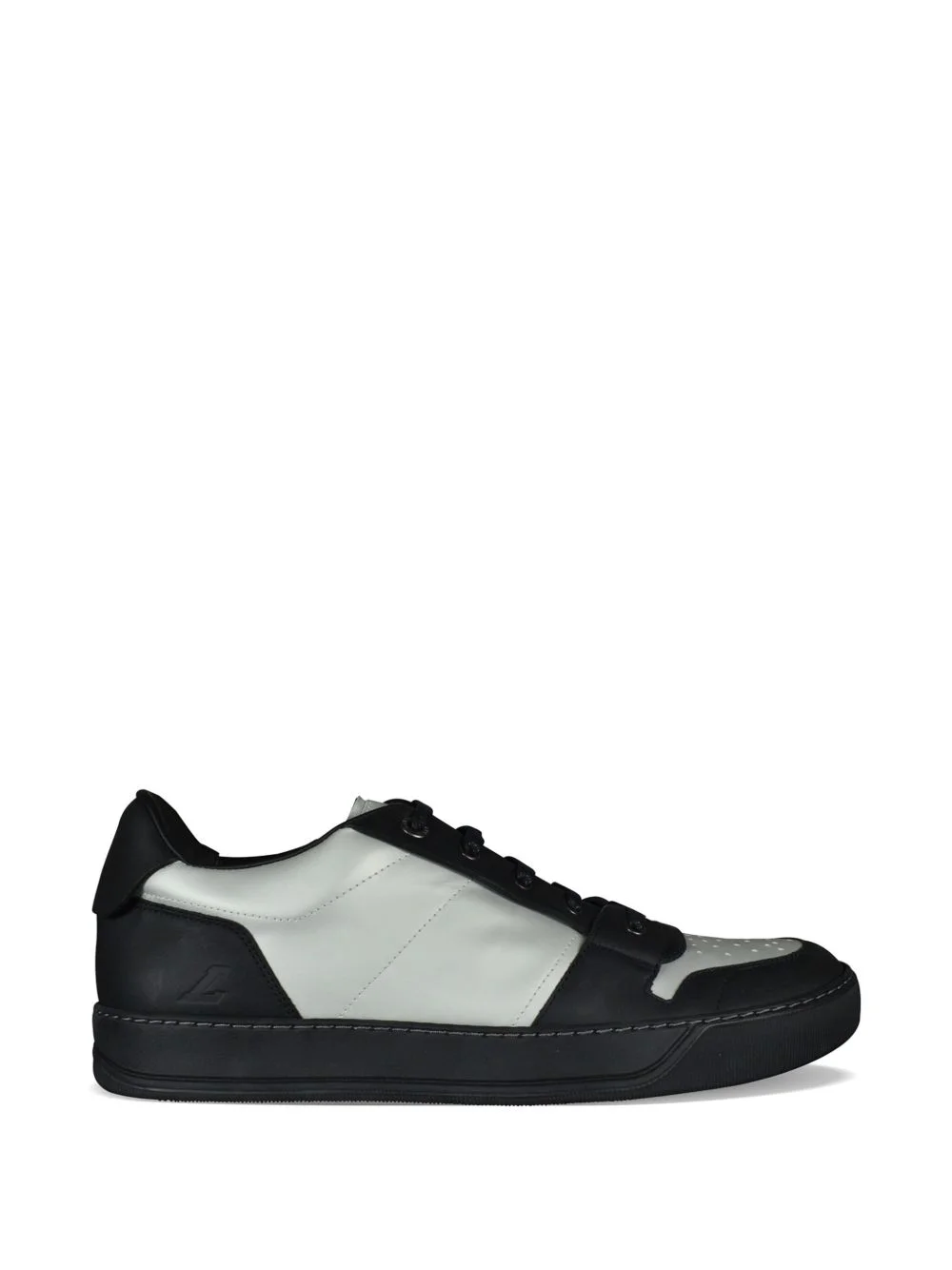 DBB1 embossed-logo leather sneakers - 1