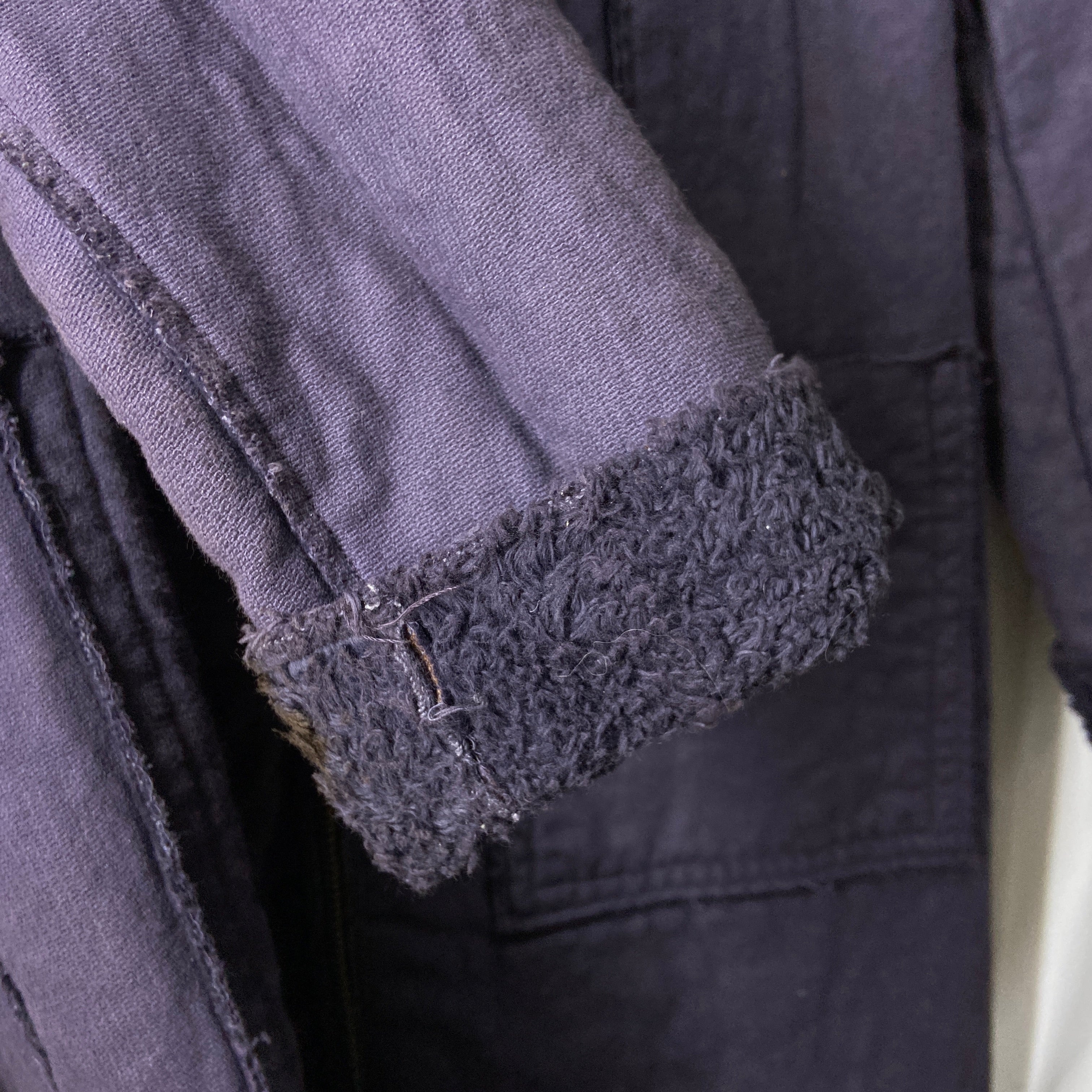 Maison martin margiela 2002 line 6 purple long coat 36 - 13