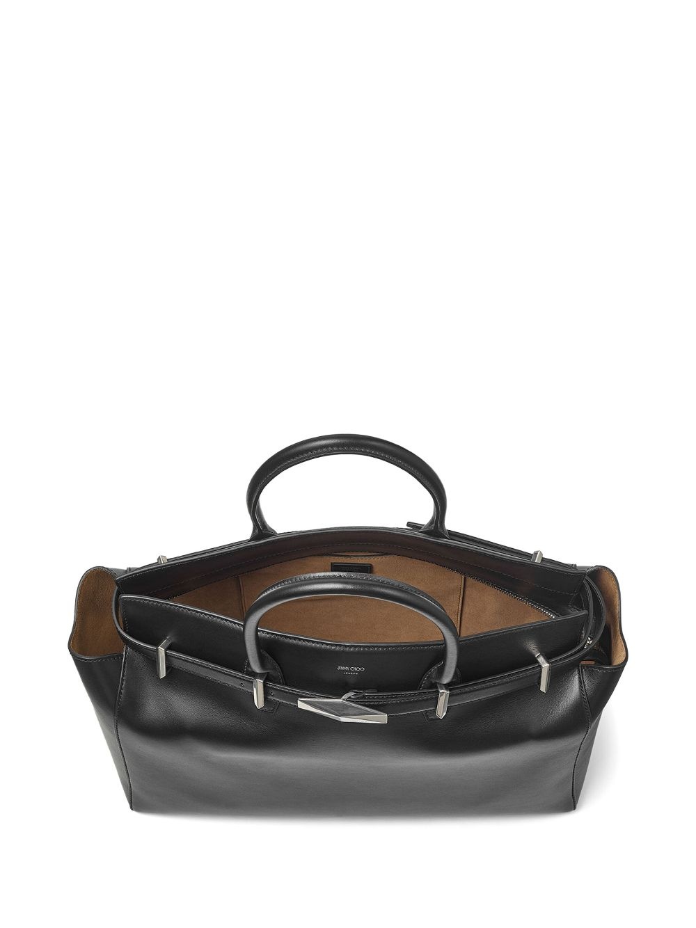 medium Diamond Belted tote bag - 5