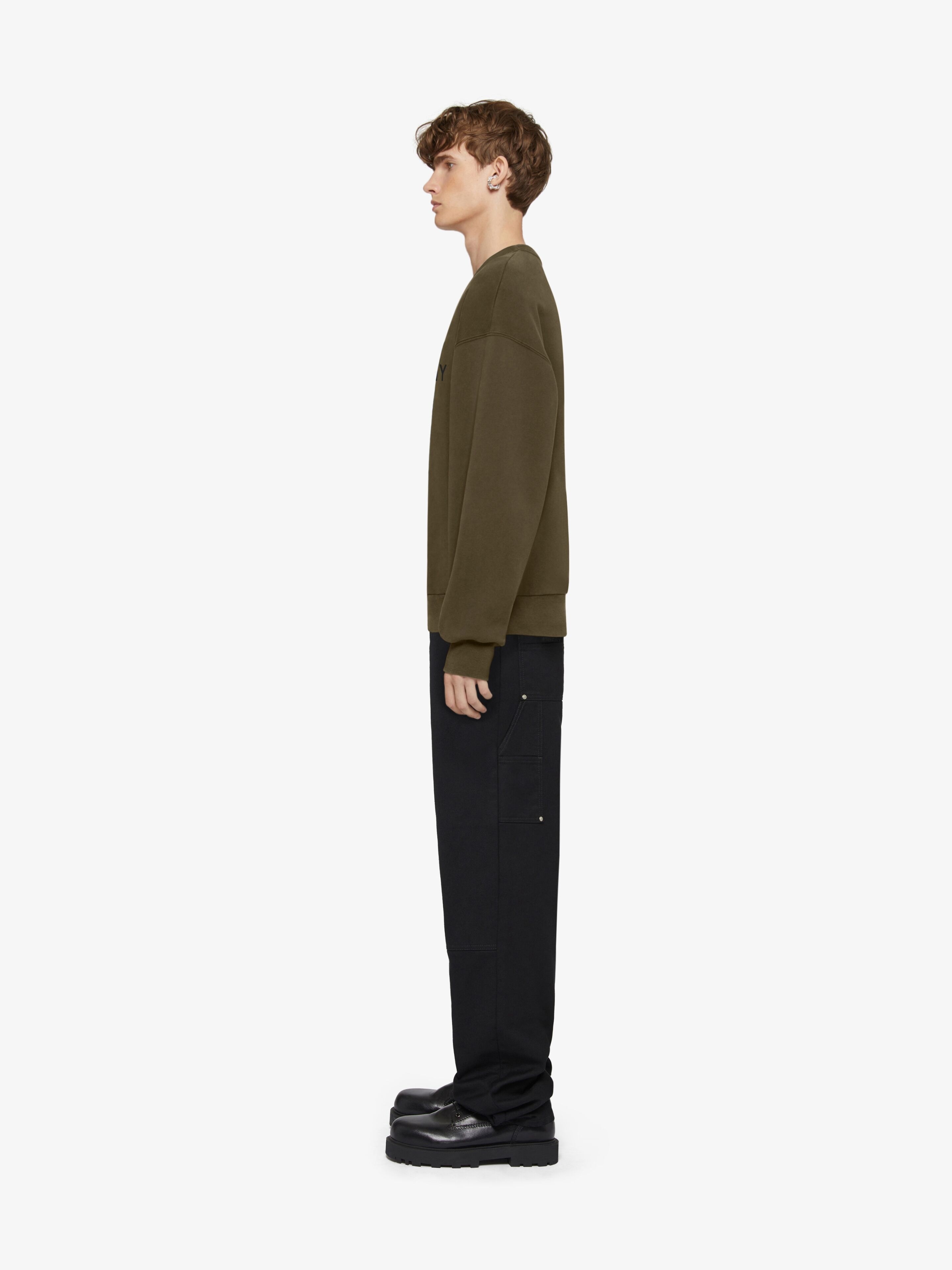 GIVENCHY ARCHETYPE SLIM FIT SWEATSHIRT IN FLEECE - 3