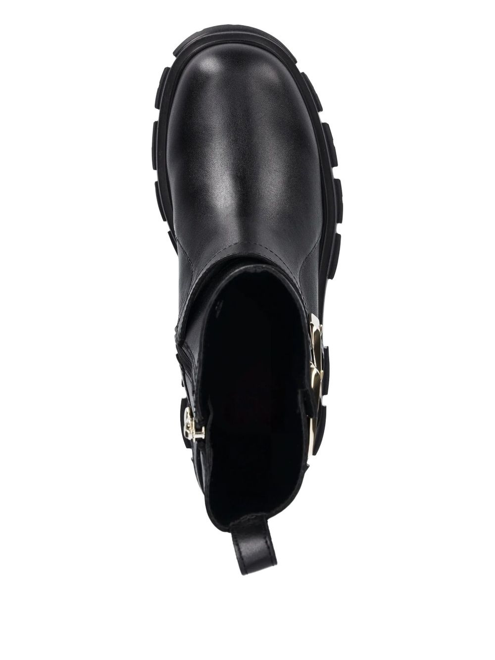 buckle-detail platform boots - 2