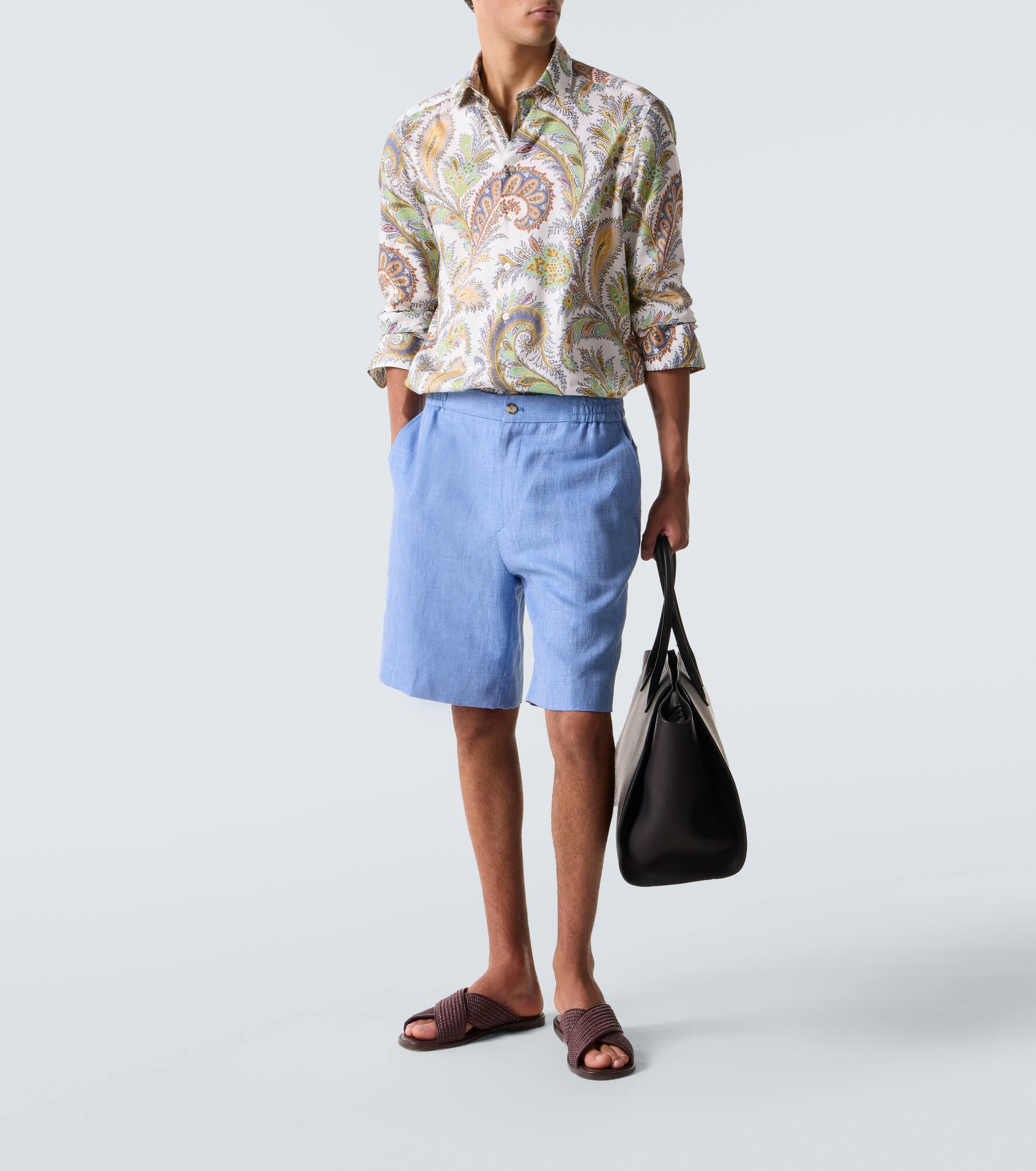 Paisley cotton poplin shirt - 2