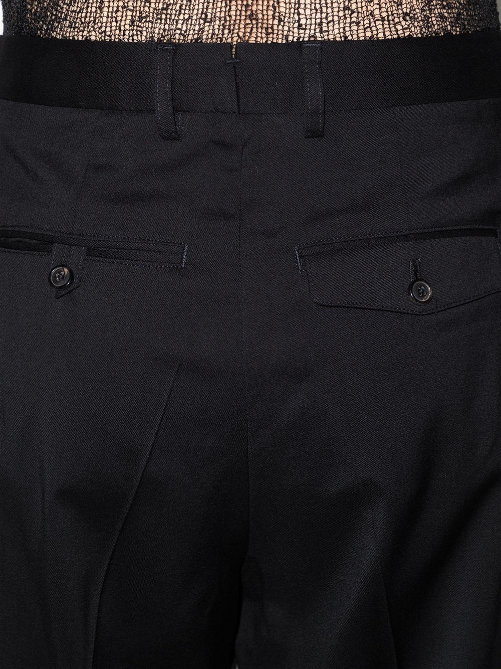 straight-leg wool chinos - 4