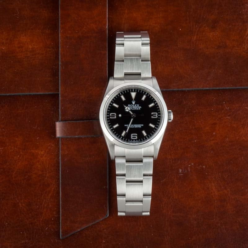 Pre-owned Rolex Explorer 114270 Stainless Steel - 7
