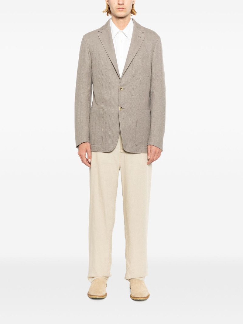 Canali herringbone blazer outlook