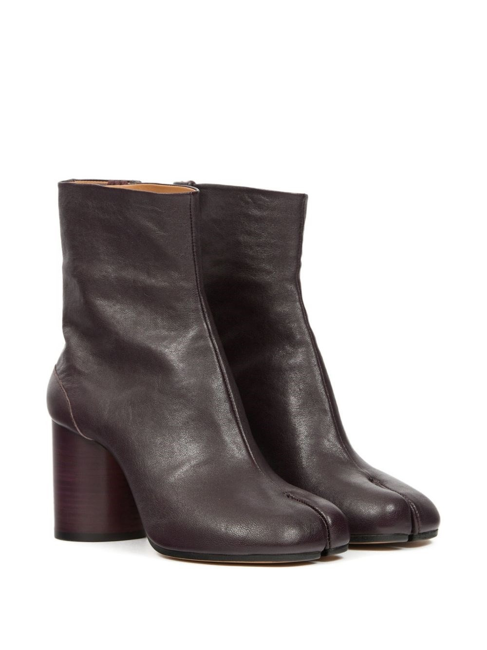 Tabi leather ankle boots - 4