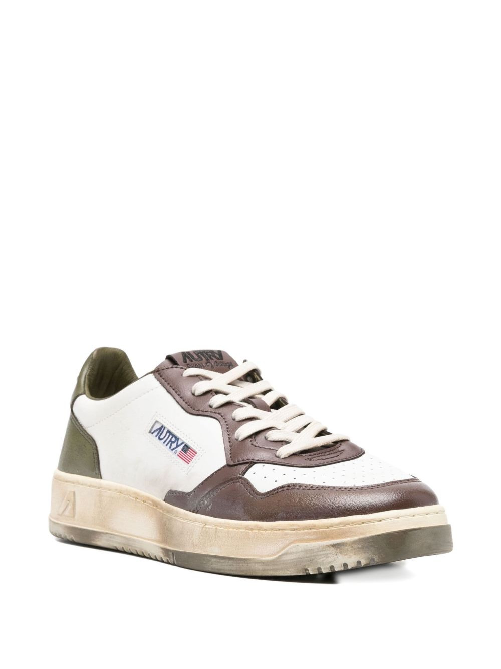 logo-patch sneakers - 2
