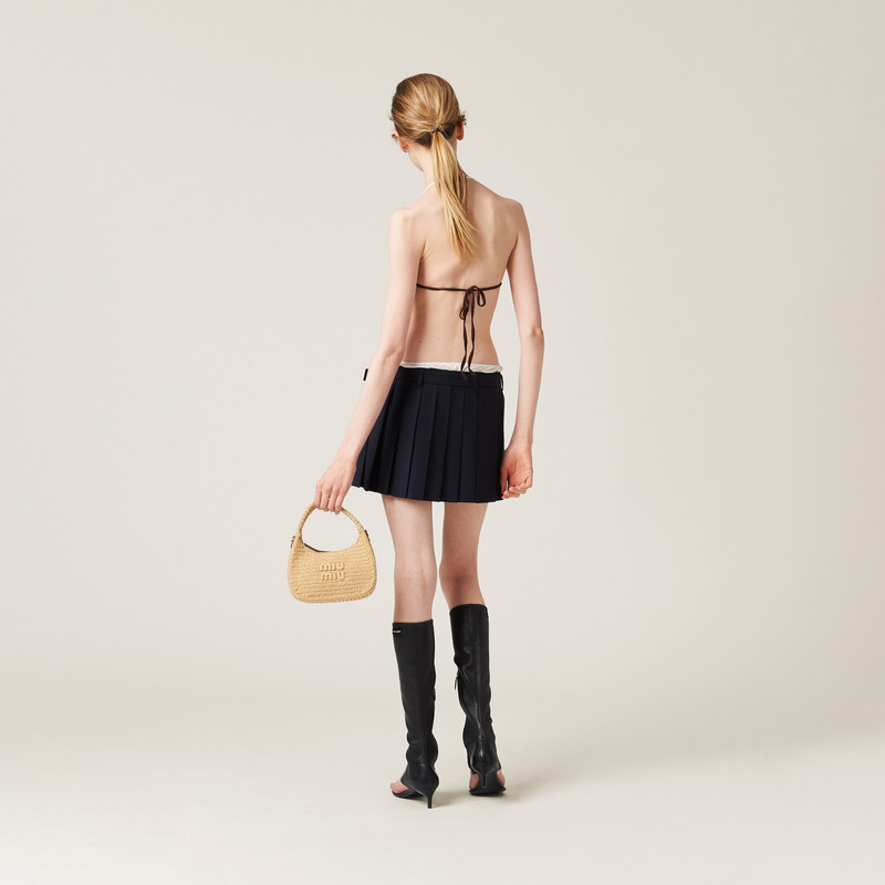 Miu Miu Cotton knit bra outlook