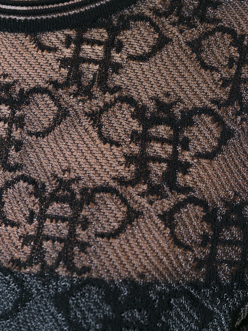 sheer logo tank top - 5