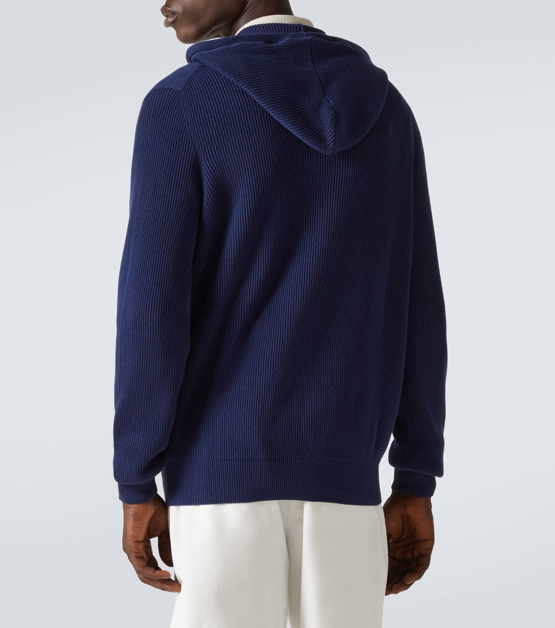 Zip-up cashmere hoodie - 4