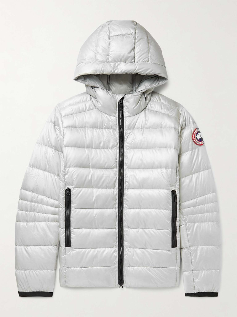 Crofton Slim-Fit 재활용 나일론-Ripstop 후드 다운 재킷 - 1