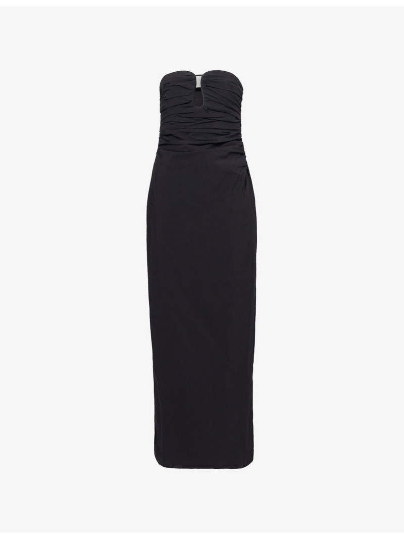 Campbell Strapless Cotton-Blend Maxi Dress 1