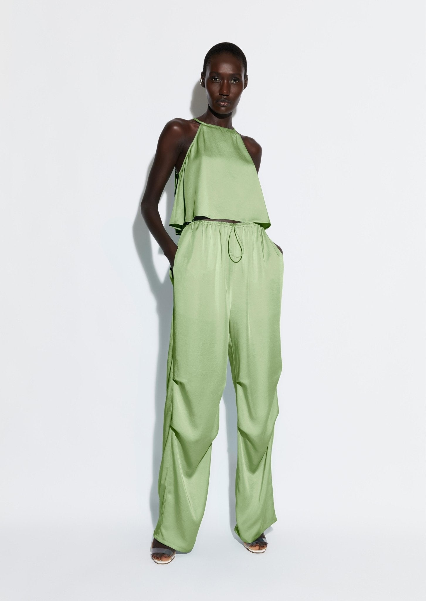 Satin Bungee Pant - 2