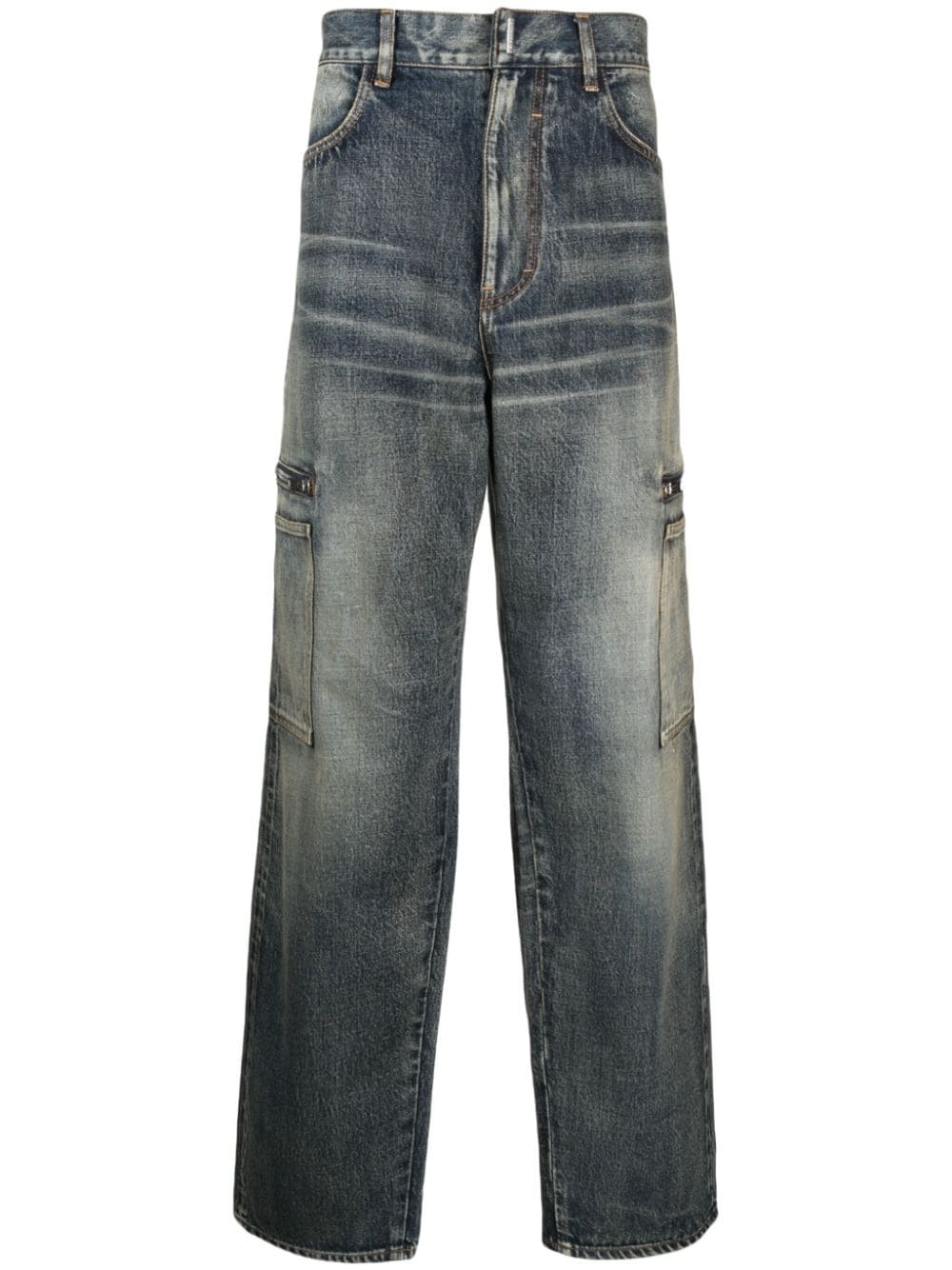 【関税&送料込】Givenchy Jeans Cargo In Cotone Givenchy Cargo jeans with wide leg and stretch cotton | The