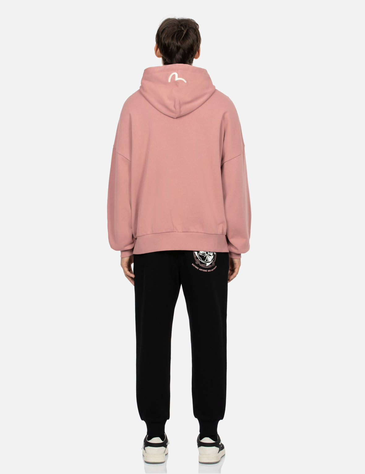 KAMON PRINT LOOSE FIT HOODIE - 6