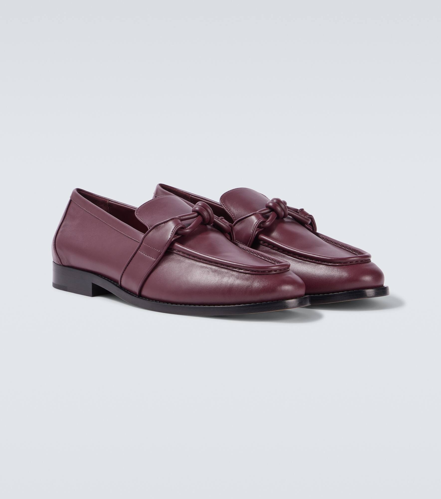 Astaire Knot leather loafers - 5