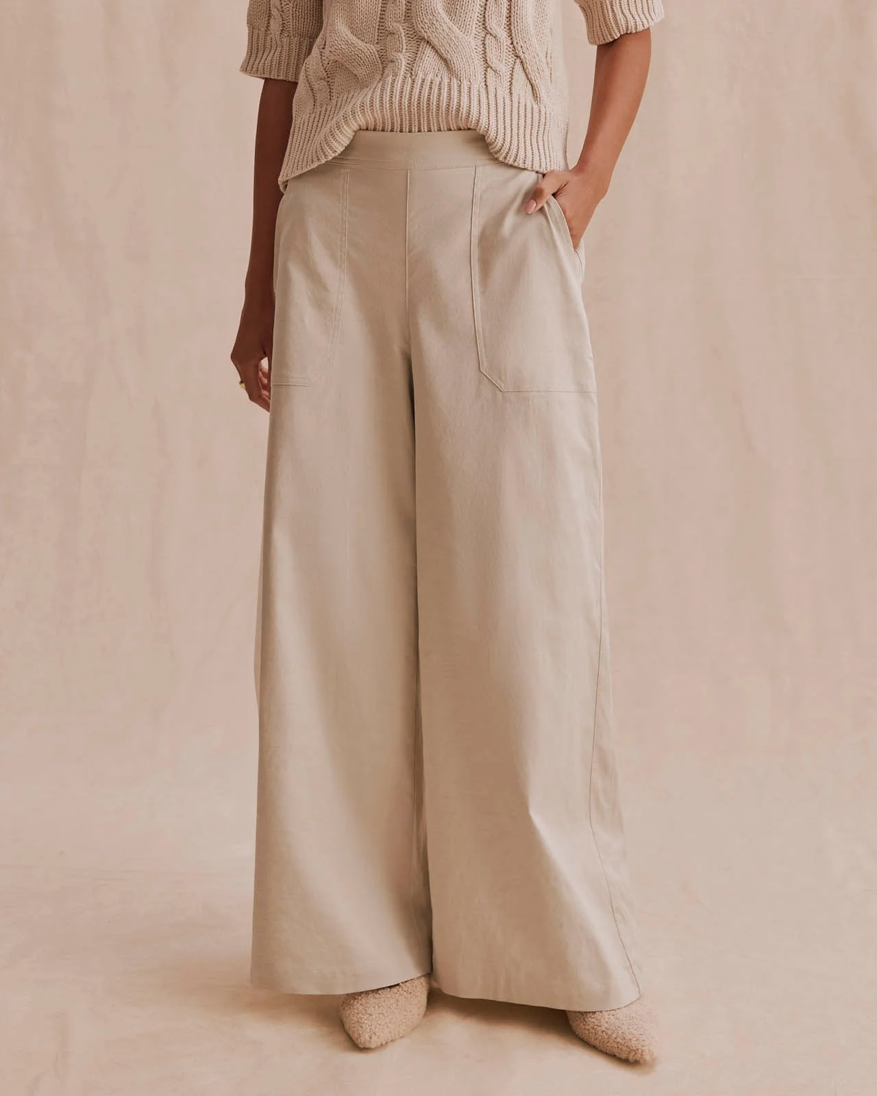 The Angie Texture Slub Pant - 1