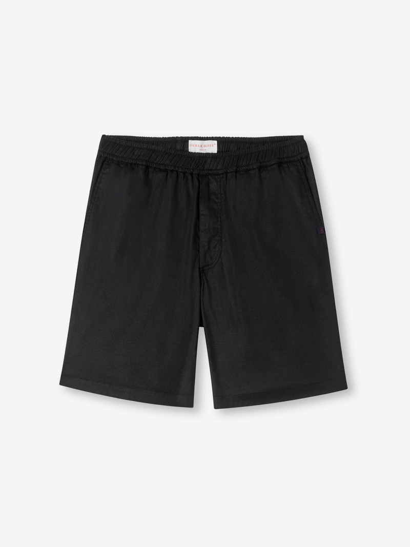 Men's Shorts Harris Lyocell Cotton Black - 1